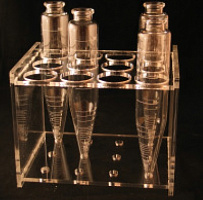 Пробирка центрифужная, конусовидная, 100 мл, размер 36 x 200 мм, ASTM D 91, IP 75